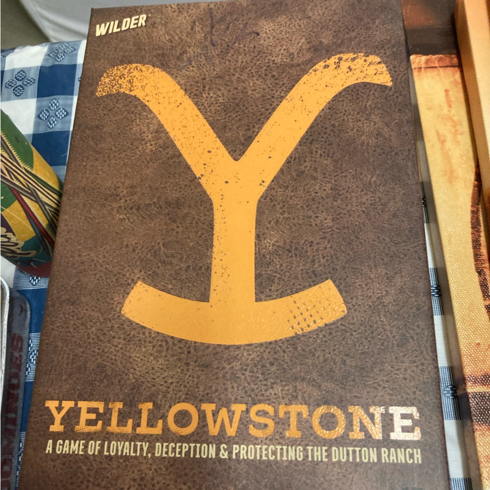 Yellowstone Board Game - Brown and Yellow